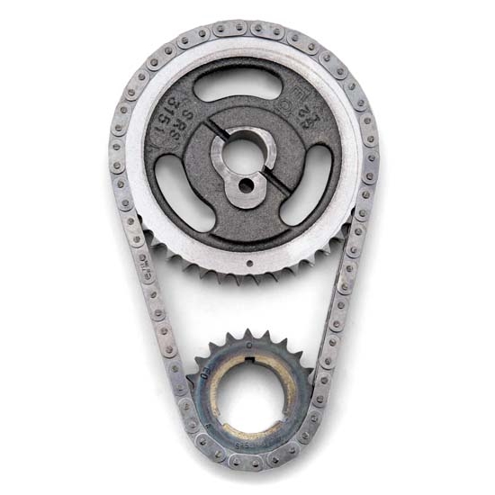 Edelbrock 7811 Performer-Link True Roller Timing Set Chain, SB Ford