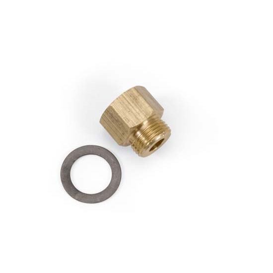 Edelbrock 8090 Carburetor Inlet Fitting, Brass, Natural