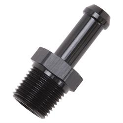 Edelbrock 8117 Pipe to Hose Barb Fitting, Straight, 3/8 in.NPT