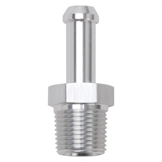 Edelbrock 8118 Pipe to Hose Barb Fitting, Straight, 3/8 in.NPT
