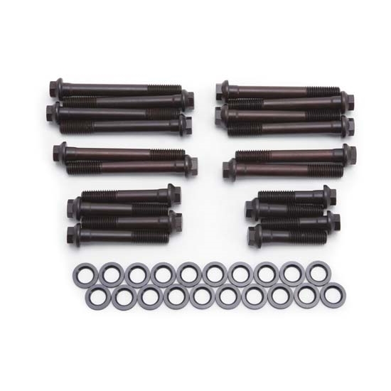 Edelbrock 8556 Cylinder Head Bolt Set, 12-Point Head, Pontiac