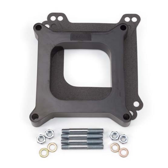Edelbrock 8710 4- Barrel Carburetor Spacer, Phenolic, 1 Inch