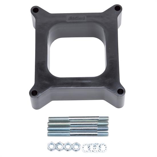 Edelbrock 8712 4- Barrel Carburetor Spacer, Phenolic, 2 Inch