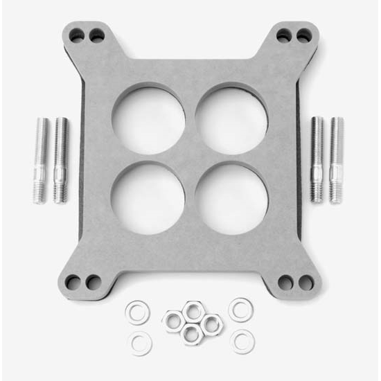 Edelbrock 8723 4- Barrel Carburetor Spacer, Wood Fiber Laminate,0.5in.