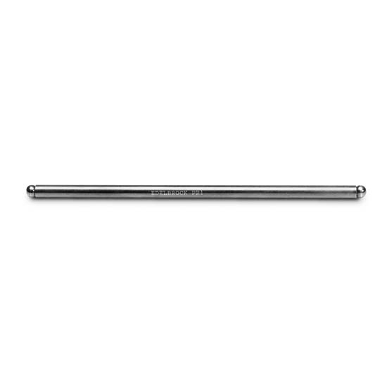 Edelbrock 9630 Hardened Steel Push Rod, 7.800 Inch, Hardened Steel