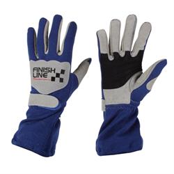 Finishline Driver Racing Suit Gloves - Double Layer SFI 3.3/5 Leather