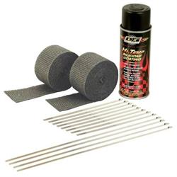 DEi 010330 Motorcycle Exhaust Pipe Wrap Kit, Black