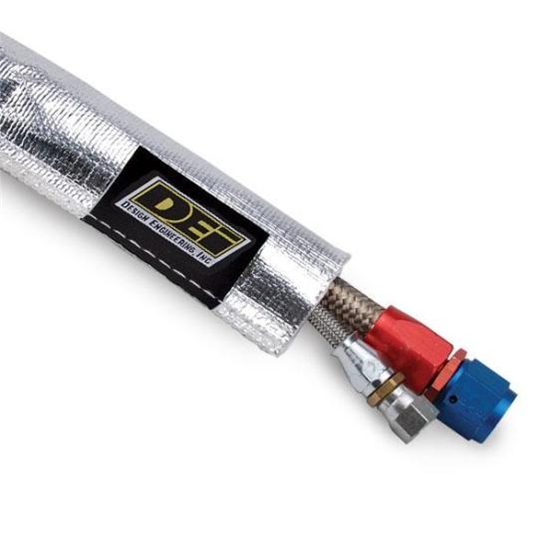 DEi 010419 Heat Sheath Sewn Aluminized Line Sleeving, 1 Inch x 3 Ft.