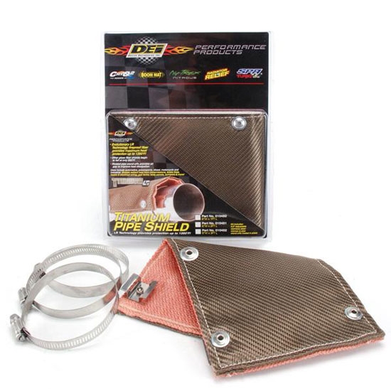 DEi 010451 Titanium Exhaust Pipe Heat Shield, 6 Inch x 2 Ft.