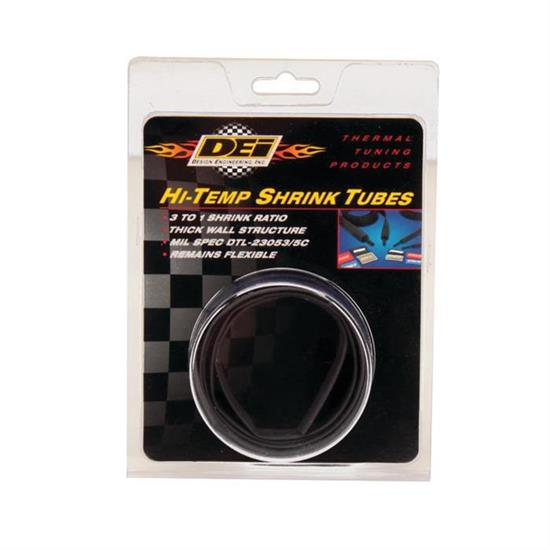 DEi 010837 Hi-Temp Heat Shrink Tubing Wire Insulation, 3MM x 4 Foot
