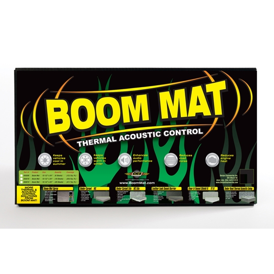 DEi 05204 Boom Mat Damping Material, 12 x 12-1/2 Inch, 8 Sheets