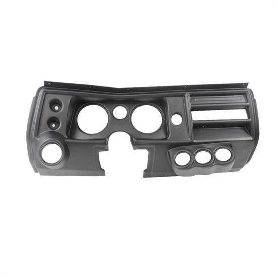Classic Dash 103680027 68 Chevelle 5 Inch Dash Panel with, Blk