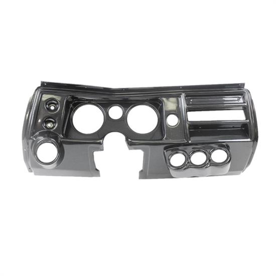 Classic Dash 103680029 68 Chevelle 5 Inch Dash Panel with, CF