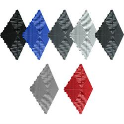 Swisstrax Ribtrax Pro Garage Floor Tile Set, 10.32 Sq. Feet