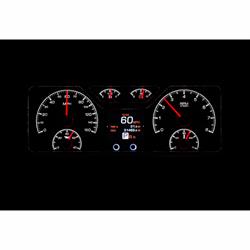 Dakota Digital HDX-40F-K 1940 Ford Car HDX Instruments, Black