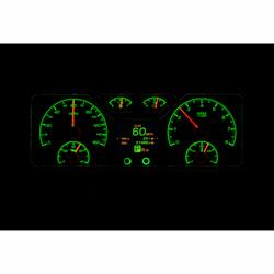 Dakota Digital HDX-40F-K 1940 Ford Car HDX Instruments, Black