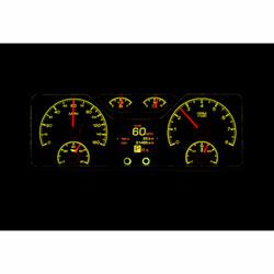 Dakota Digital HDX-40F-K 1940 Ford Car HDX Instruments, Black