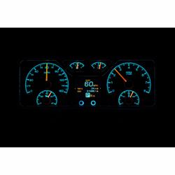 Dakota Digital HDX-40F-K 1940 Ford Car HDX Instruments, Black