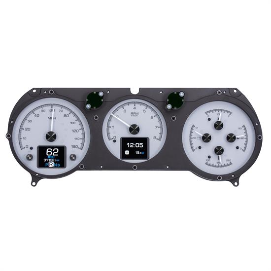 Dakota Digital HDX-64C-CVL-S 64-65 Chevelle HDX Instruments, Silv