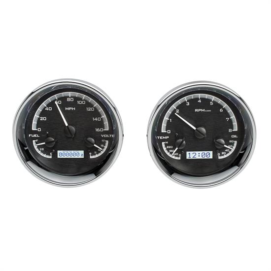 Dakota Digital VHX-1014-K-W Universal Dual Round VHX Instruments