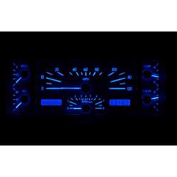Dakota Digital VHX-40F-S-B 1940 Ford Car VHX Instruments, Silver