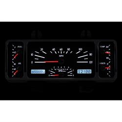 Dakota Digital VHX-40F-S-W 1940 Ford Car VHX Instruments, Silver