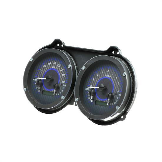 Dakota Digital VHX-67C-CAM-C-B '67 Camaro VHX Instruments, Carbon