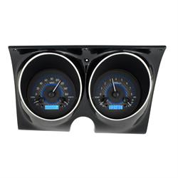 Dakota Digital VHX-67C-CAM-C-B '67 Camaro VHX Instruments, Carbon