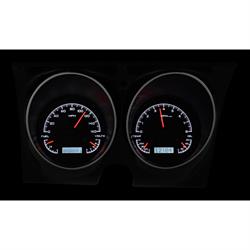 Dakota Digital VHX-67C-CAM-K-W 1967 Camaro VHX Instruments, Black