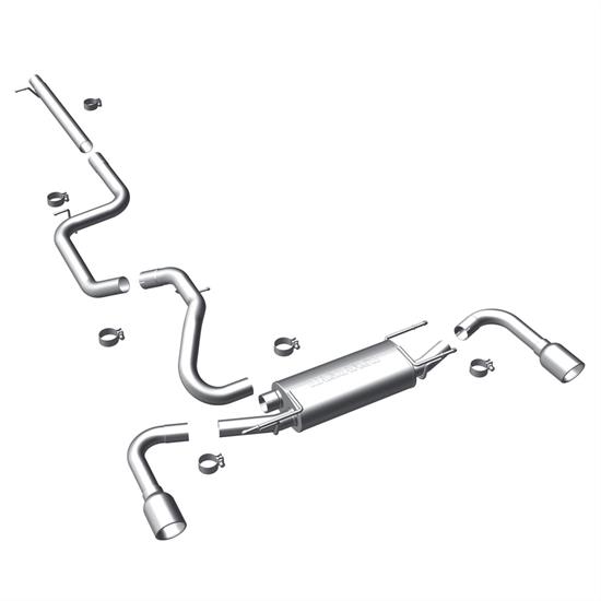 MagnaFlow 15497 MF Series Performance Cat Back Exhaust System