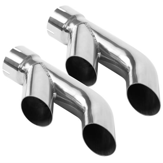 MagnaFlow 35218 Stainless Steel Exhaust Tip, Dual Outlet