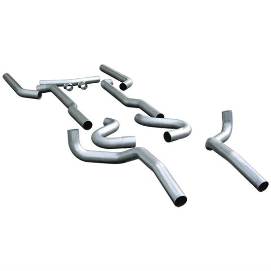 Flowmaster 1040 Pipe Kit, 68-72 GM 3in Header-back