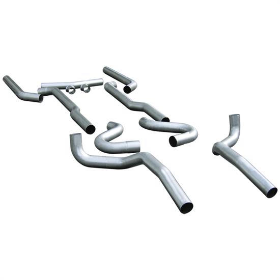 Flowmaster 1040 Pipe Kit, 68-72 GM 3in Header-back