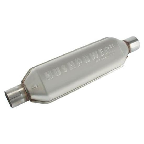 Garage Sale - Hushpower II 304 Stainless Muffler, 2 Inch I.D., 18 Inch Case