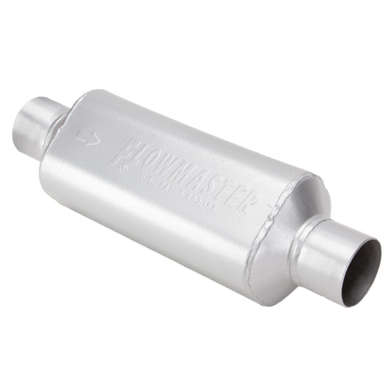 Flowmaster 12512409 Hushpower II 409 Muffler 2.5 Inch ID, 12 Inch Case
