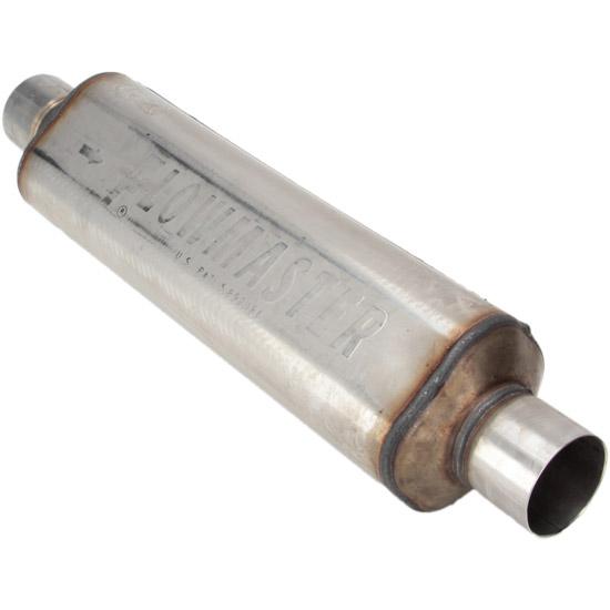 Flowmaster 12518300 Hushpower II 304 Muffler 2.5 Inch ID, 18 Inch Case