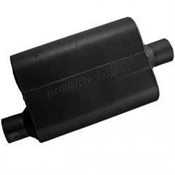 Flowmaster 42541 2-1/2 Inch Muffler, Offset Inlet/Centered Outlet