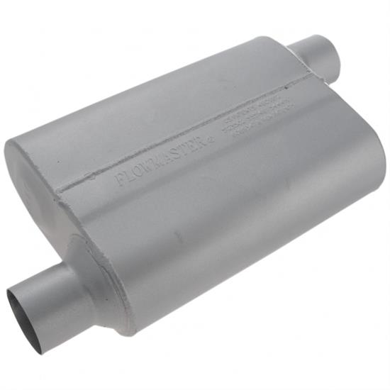 Flowmaster Mufflers 42543 40 Series 2.5 Inch Muffler, Offset In/Outlet