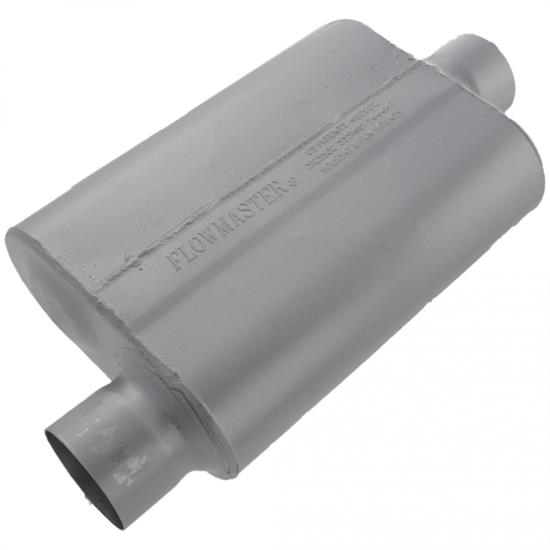 Flowmaster 43041 40 Series 3 In. Muffler, Offset Inlet-Centered Outlet