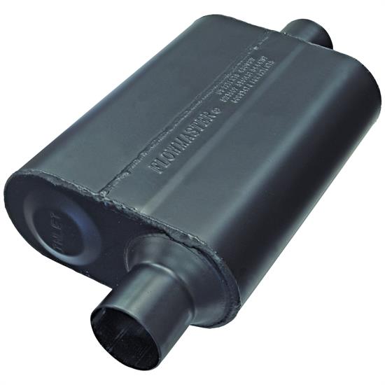 Flowmaster 942446 Super 44 Muffler-Offset Inlet-Centered Outlet, 2-1/4