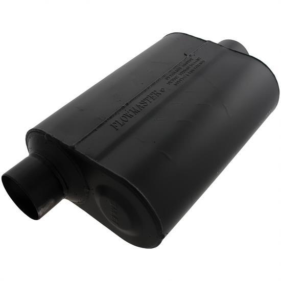Flowmaster 953046 Super 40 3 In. Muffler, Offset Inlet-Centered Outlet