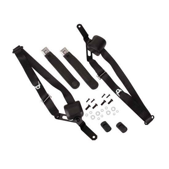 Morris MCSBGM-7-BK 3-Point Seat Belt Kit, 1970-73 Camaro, Front