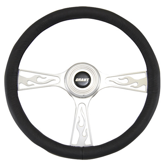Grant 41015801 Flame Model Steering Wheel, 14-3/4 Inch