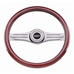 Grant 15872 Heritage Collection Deluxe Steering Wheel,14-3/4, Mahogany