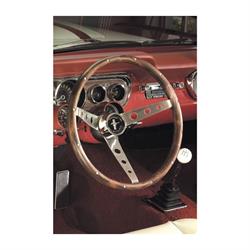 Grant 963 Classic 13.5 Inch Wood Steering Wheel w/ Mustang Horn Button