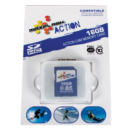 Prime Memory Solutions SD16GHCCL10M-A 16 GB SD Card for GoPro Camera