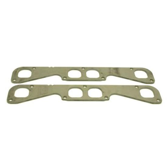 Header Flange Plates, Small Block Chevy Brodix Spread Port, 1-3/4 Inch