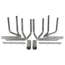 Speedway GM LS Header Kit, 1-3/4 Round Port, 3 Inch Collector