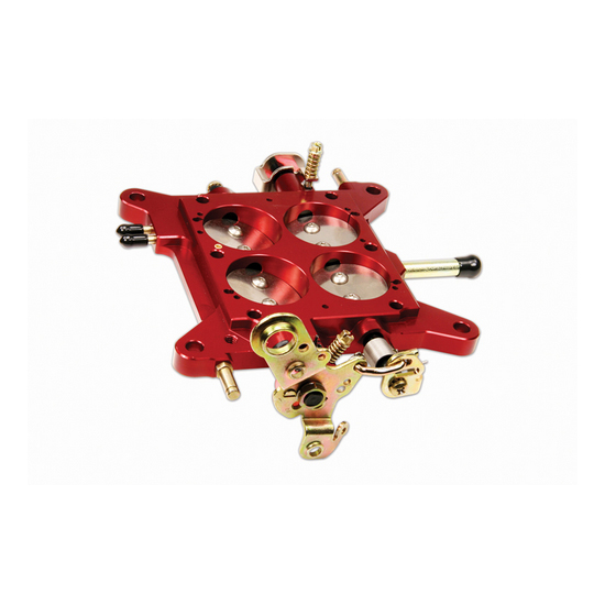 Quick Fuel 12-850QFT Billet Throttle Body Assembly, 1-3/4 Inch, Red