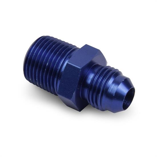 Quick Fuel 19-116BLQFT -6 AN O-Ring to 3/8 Inch NPT Fitting, Blue